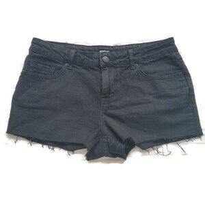 BDG Black Jean Shorts Shortie Mid Rise Cut Off 5 Pocket Denim Cotton 29